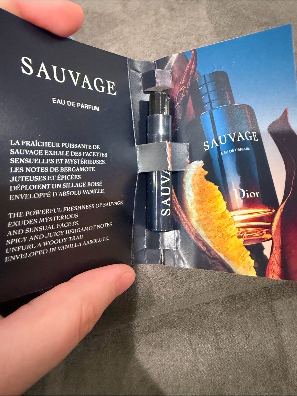 Dior Sauvage sample